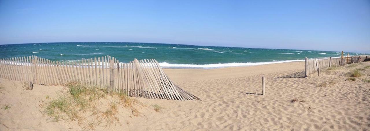 Maison Jardin Wifi - Climatisation - 100 M Plage Sauvage - 20 Min Perpignan Torreilles Exterior foto